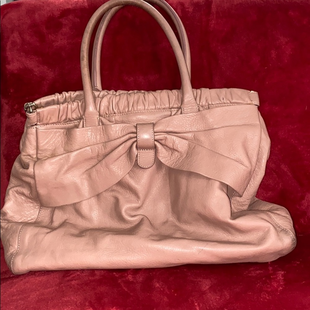 Blush pink Valentino hobo bag